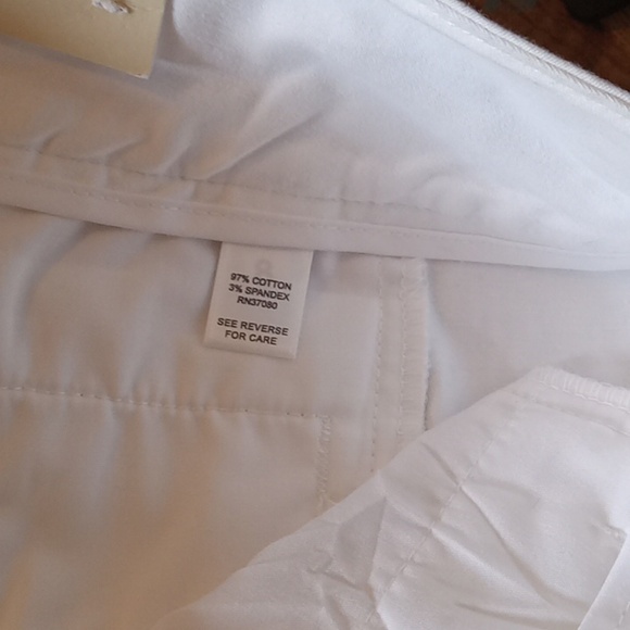 - NWT  Cato Classic white wide leg slacks Size 14 cotton 3% spandex - Picture 7 of 7